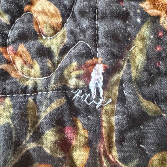 Handmade Snail Trail Quilt Multicolored 69”x77” - Picture 5 of 7